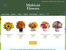 Tablet Screenshot of mohicanflowers.org